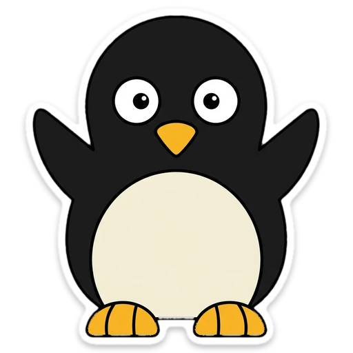 Waddle sticker
